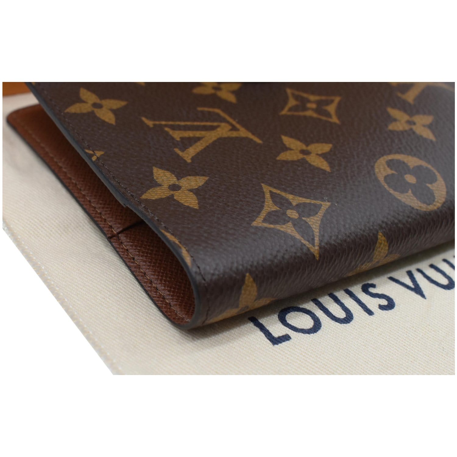 Louis Vuitton Couverture Agenda de Bureau Brown Canvas Wallet (Pre-Owned)