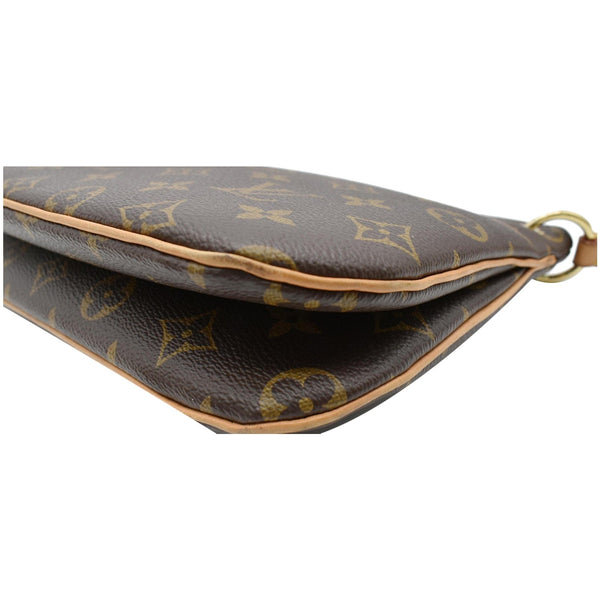 LOUIS VUITTON Lorette Monogram Canvas Shoulder Bag Brown
