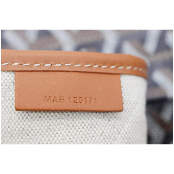 GOYARD Alpin MM Goyardine Canvas Leather Backpack Bag Tan