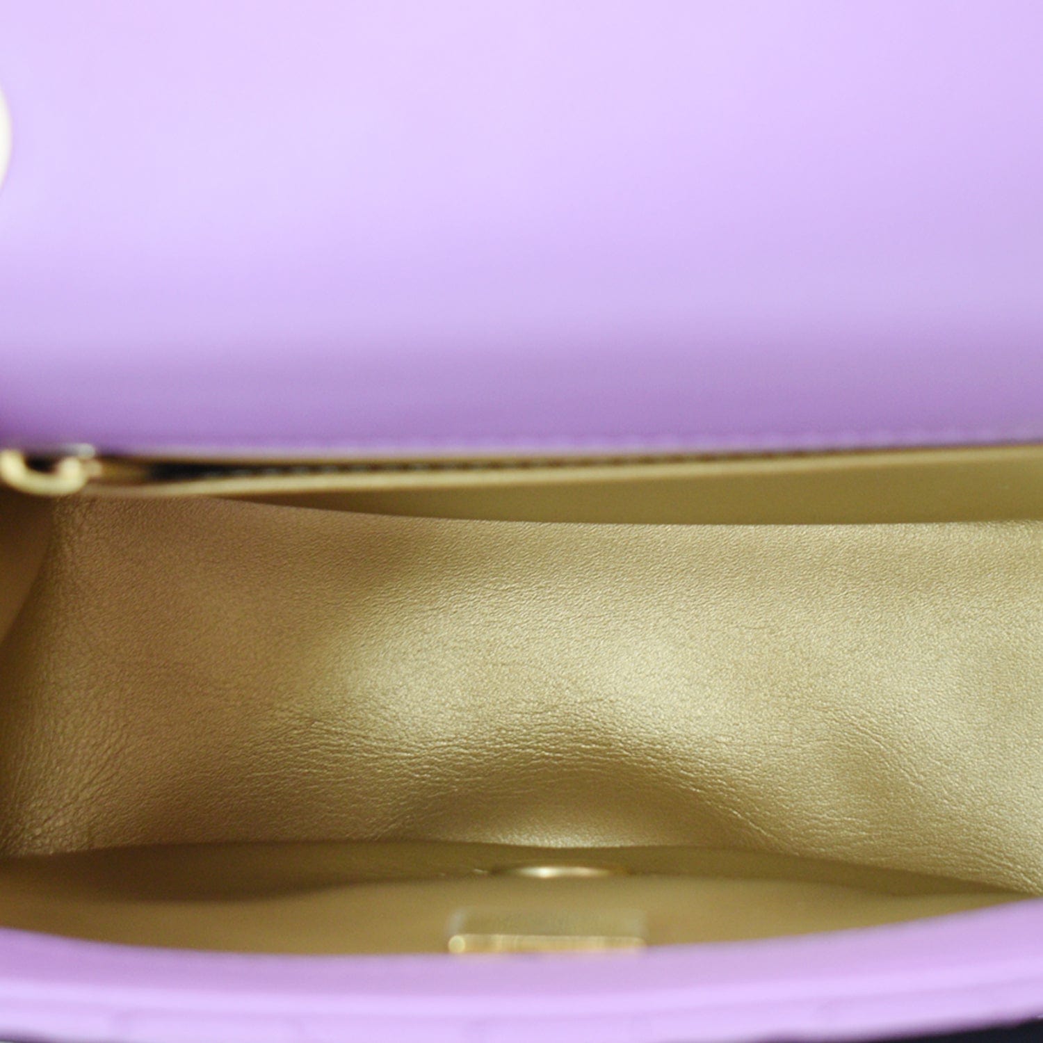 Gucci Purple Mini Handbag with Gold Chain