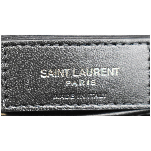 YVES SAINT LAURENT Loulou Toy Matelasse Leather Crossbody Bag Black
