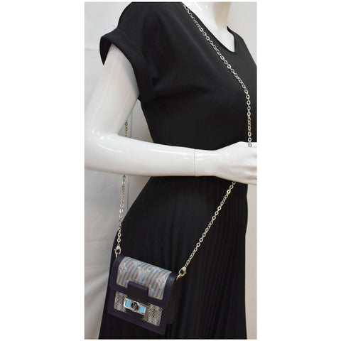 LOUIS VUITTON Dauphine BB Monogram LV Pop Crossbody Bag Blue