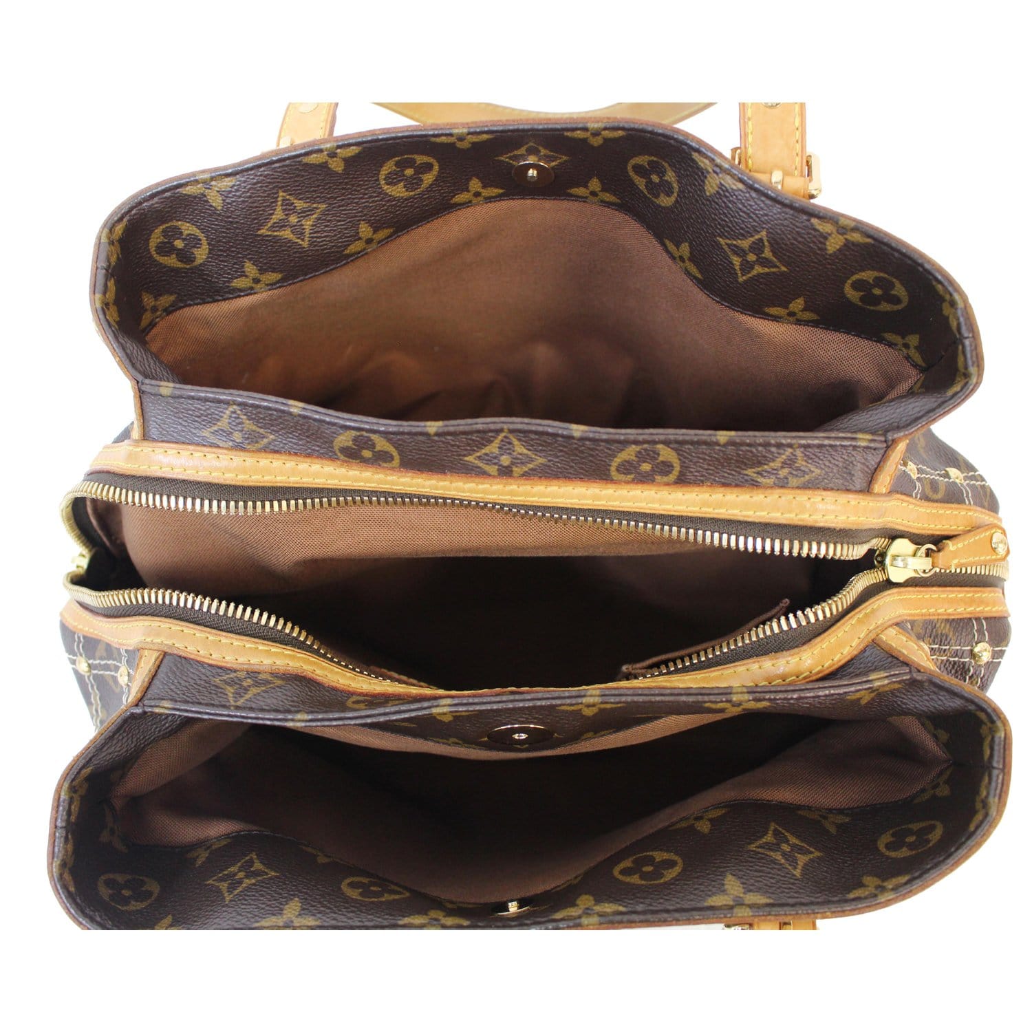 Louis Vuitton Limited Edition Monogram Canvas Riveting Satchel in 2023