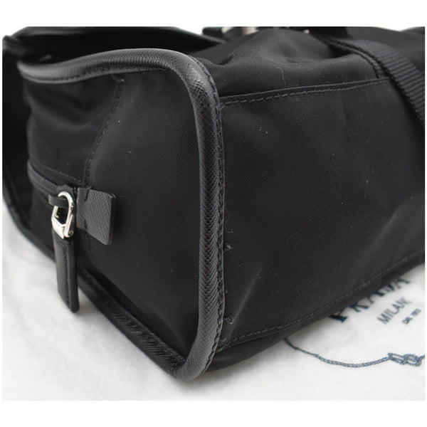 PRADA Nylon and Saffiano Leather 3789 Smartphone Case Black