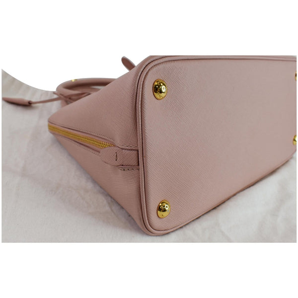 PRADA Promenade Small Saffiano Leather Shoulder Bag Pink