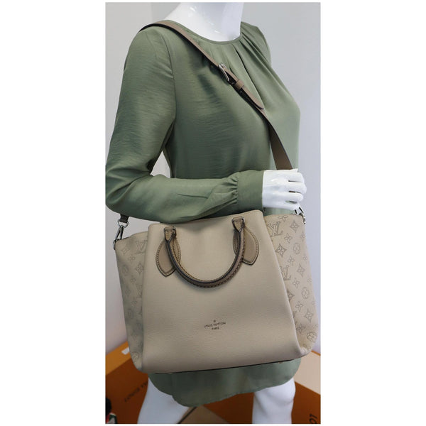 Louis Vuitton Haumea Mahina Calfskin Leather Shoulder Bag