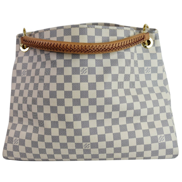 Louis Vuitton Artsy MM Damier Azur Shoulder Bag top look