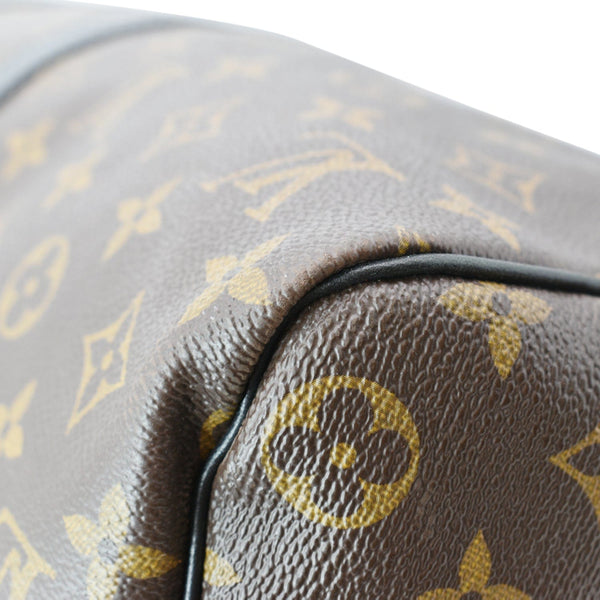 LOUIS VUITTON Keepall 45 Bandouliere Monogram Canvas Travel Bag Brown