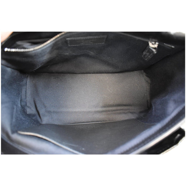 YVES SAINT LAURENT Niki Baby Crinkle Leather Crossbody Bag Black