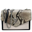 LOUIS VUITTON MyLockme BB Python Leather Crossbody Bag Black