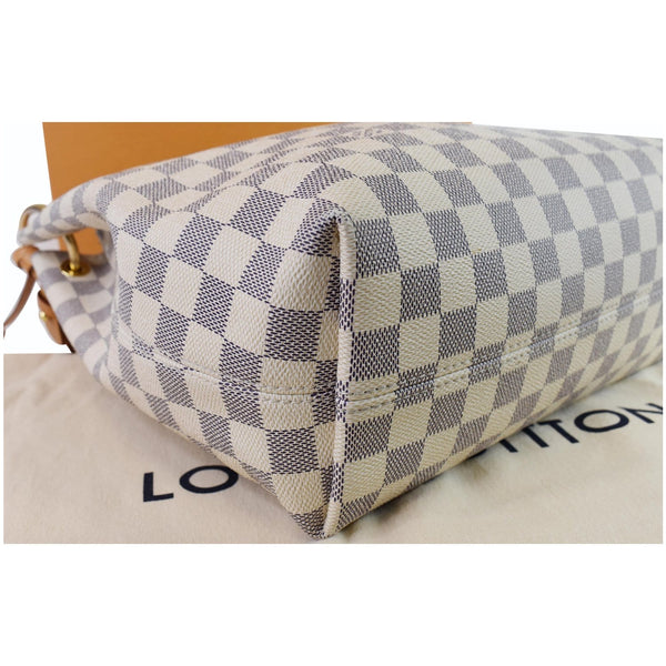 Louis Vuitton Graceful PM Damier Azur Satchel Bag 