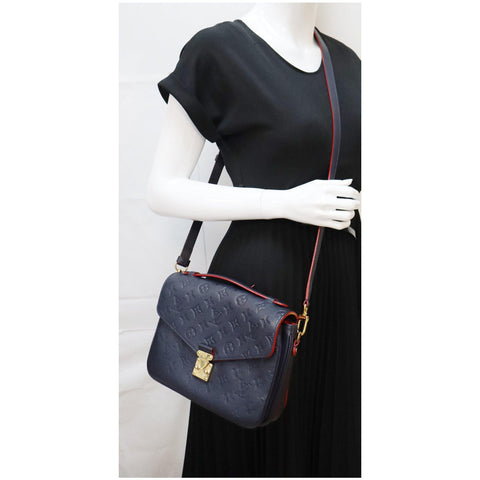 Louis Vuitton Metis Pochette Empreinte Leather Bag