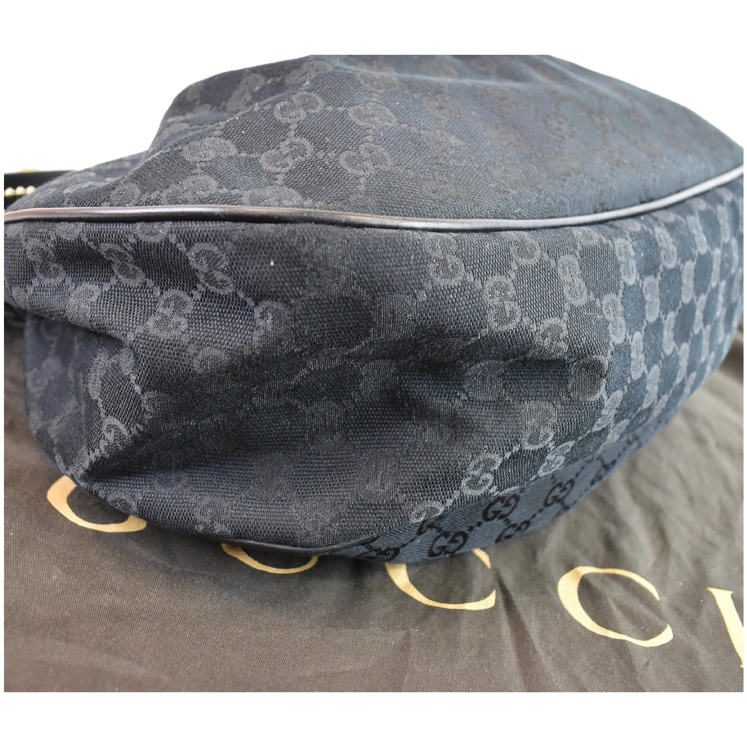 Gucci GG Canvas Sukey Hobo Bag 232955 Black Cloth ref.936946 - Joli Closet