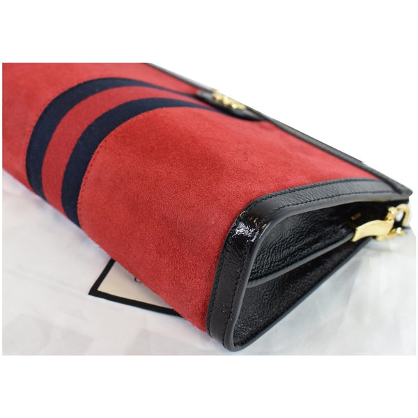 Used Gucci Ophidia GG Small Suede Leather Shoulder Bag