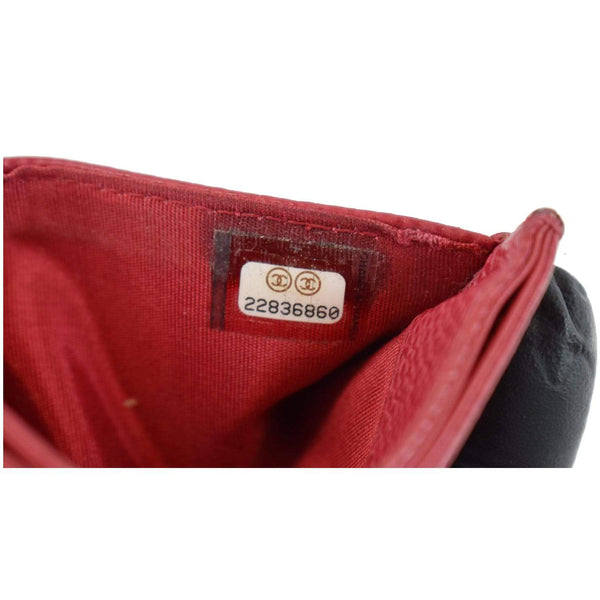 Chanel CC Card Holder Caviar Leather Case Item code