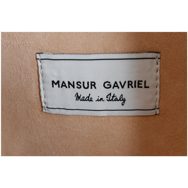 MANSUR GAVRIEL Large Circle Leather Tote Bag Pink