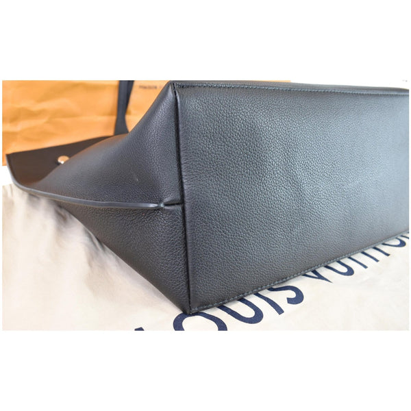 Louis Vuitton Lockme Go Leather Shoulder Tote Bag - focused view