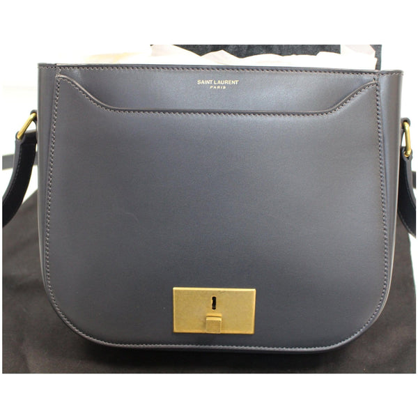 YVES SAINT LAURENT Betty Smooth Leather Shoulder Bag Grey - Last Call
