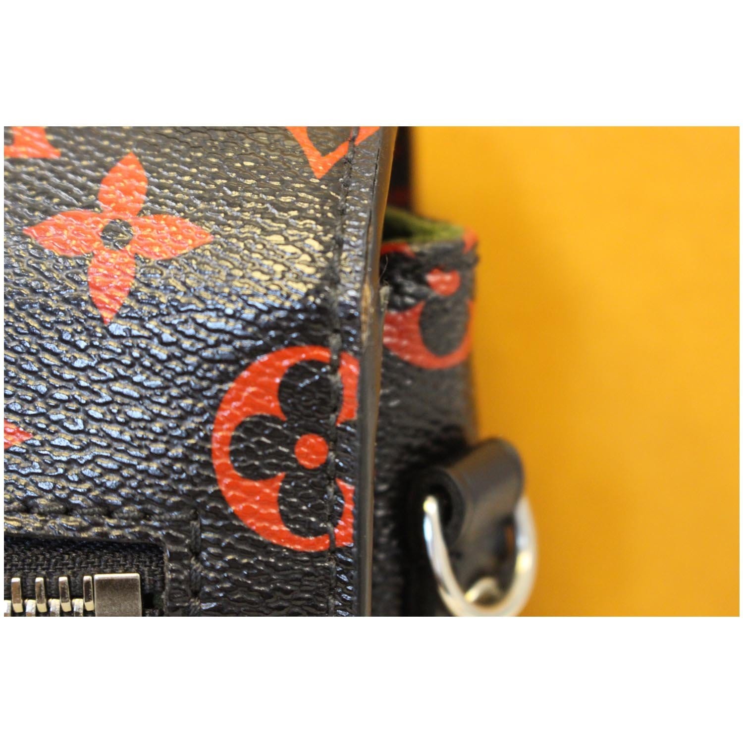 Louis Vuitton Metis Pochette Infrarouge Monogram Canvas Crossbody Bag Black