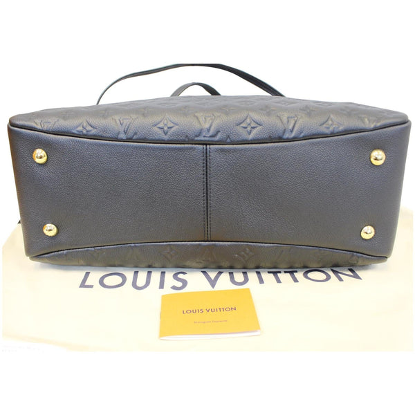 LOUIS VUITTON Ponthieu MM Monogram Empreinte Leather Shoulder Bag Black