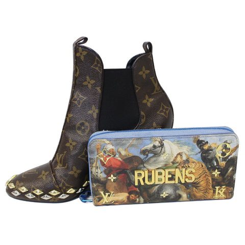 Louis Vuitton Zippy Wallet Peter Paul Rubens Blue for sale