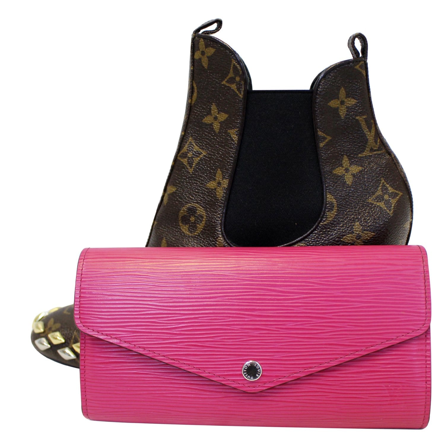 Louis Vuitton Blush Pink Epi Leather Sarah Long Flap Wallet 18lvs18 –  Bagriculture