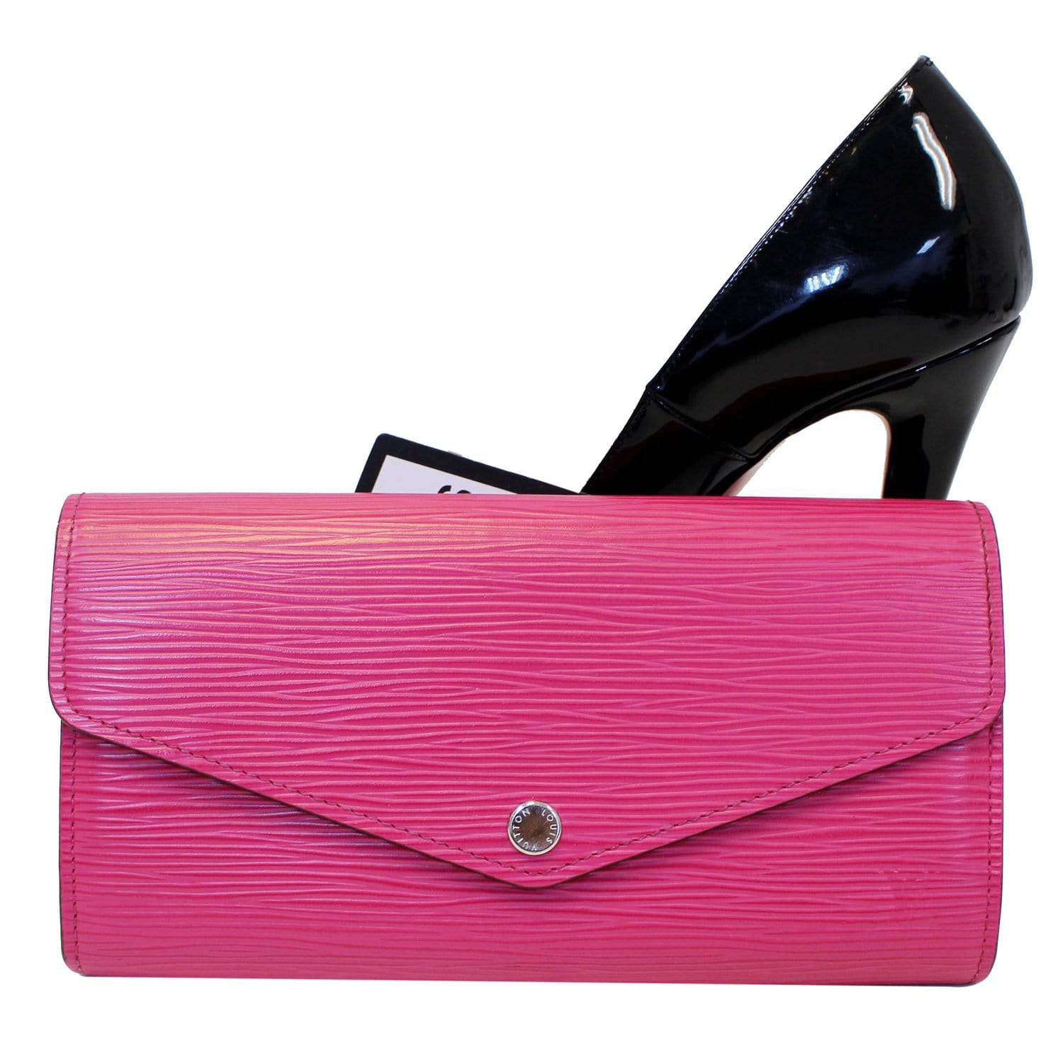 Twist Pink Epi Leather Compact Wallet – Poshbag Boutique