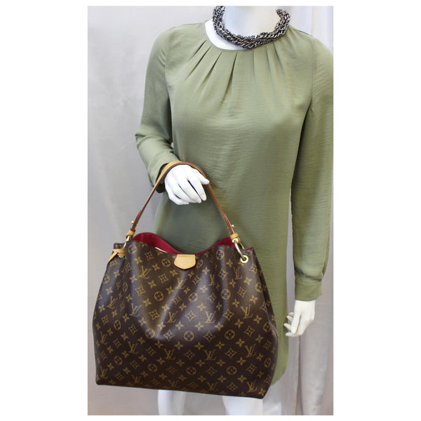 Louis Vuitton Graceful MM - Lv Monogram Canvas Shoulder Bag for women