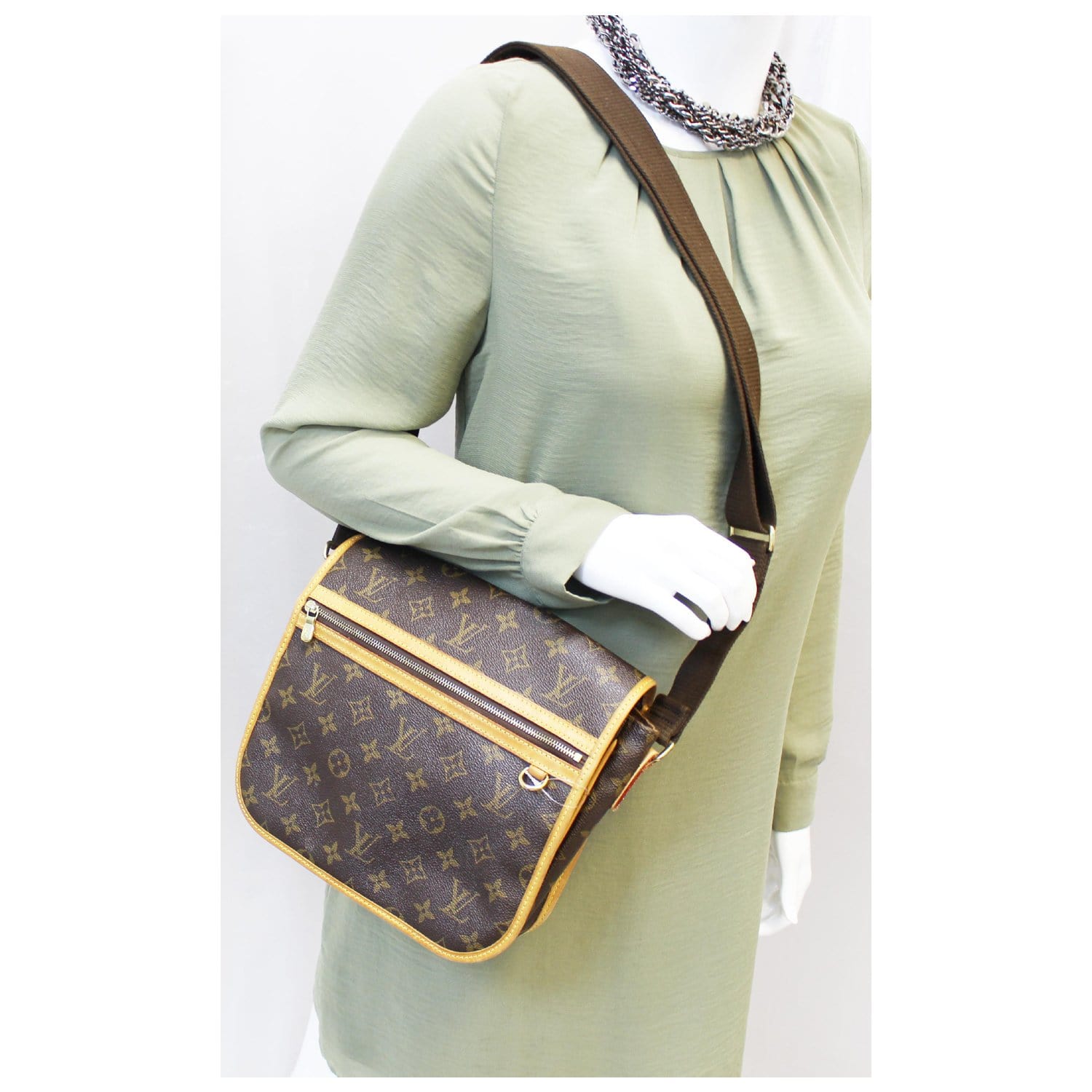 Shop for Louis Vuitton Monogram Canvas Leather Bosphore Messenger PM  Handbag - Shipped from USA
