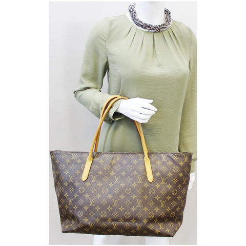 LOUIS VUITTON Raspail GM Monogram Canvas Shoulder Bag Brown-US