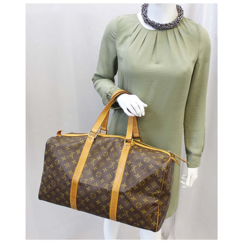 LOUIS VUITTON  Sac Souple Monogram Canvas Boston Bag-US