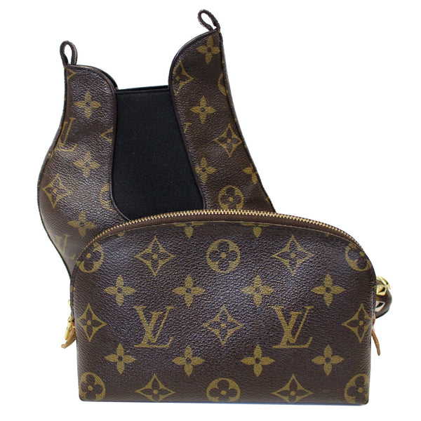 LOUIS VUITTON Pochette Monogram Canvas Cosmetic Pouch Brown