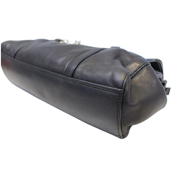 Prada Lambskin Leather Shoulder Bag - backside View