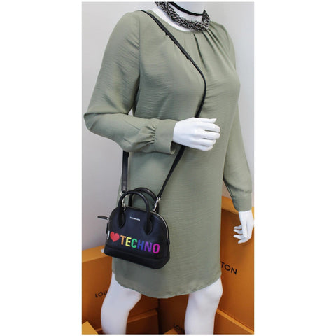 BALENCIAGA I Love Techno Ville Top Handle XXS Crossbody Bag Black - 20% OFF