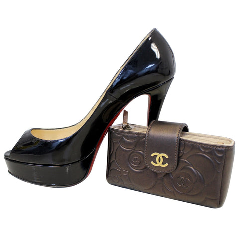 CHANEL Caviar Quilted O-Mini Phone Holder Clutch-US