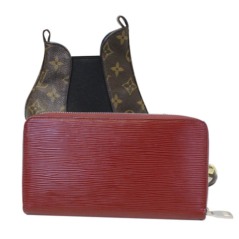 Louis Vuitton Zippy Wallet Organizer Epi Leather Red - online