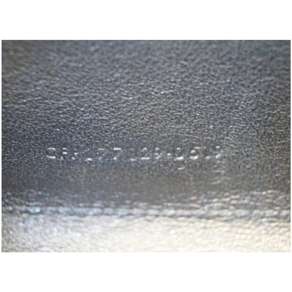 YVES SAINT LAURENT Kate Monogramme Leopard Print Shoulder Bag Black