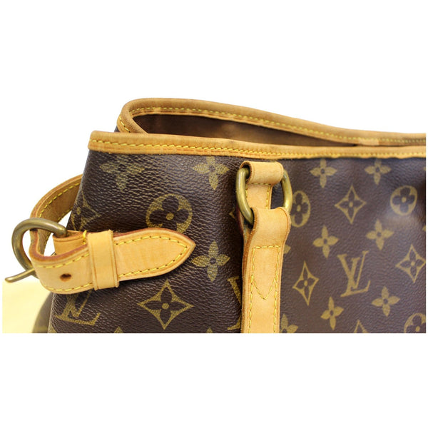 LOUIS VUITTON Batignolles Horizontal Monogram Canvas Shoulder Bag Brown