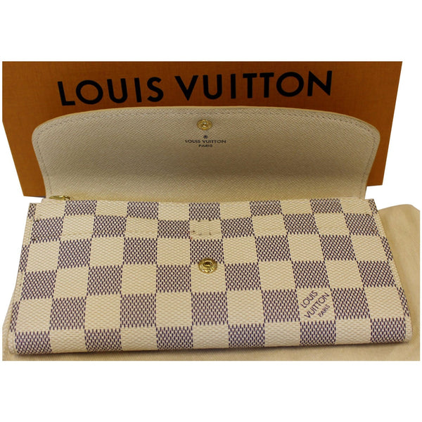 Louis Vuitton Emilie Wallet Damier Azur for sale online