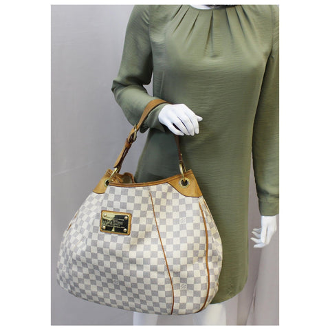 Louis Vuitton Galliera GM Damier Azur Shoulder Bag for women