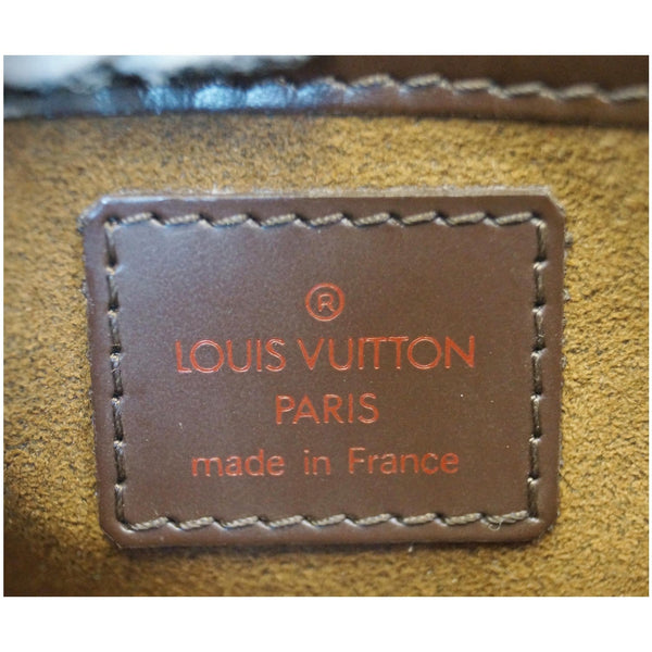 Louis Vuitton Saint Louis Damier Ebene Clutch Engraved