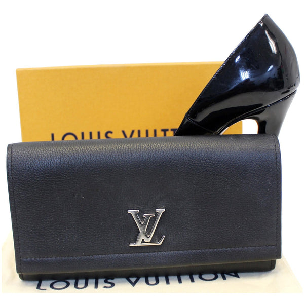 Louis Vuitton Lockme II Calfskin Leather Pouch front