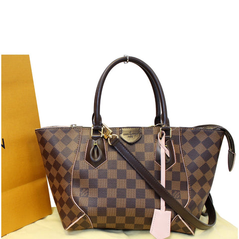 LOUIS VUITTON Caissa PM Damier Ebene Tote Shoulder Bag