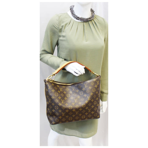 Louis Vuitton Sully PM Monogram Canvas Shoulder Bag for women