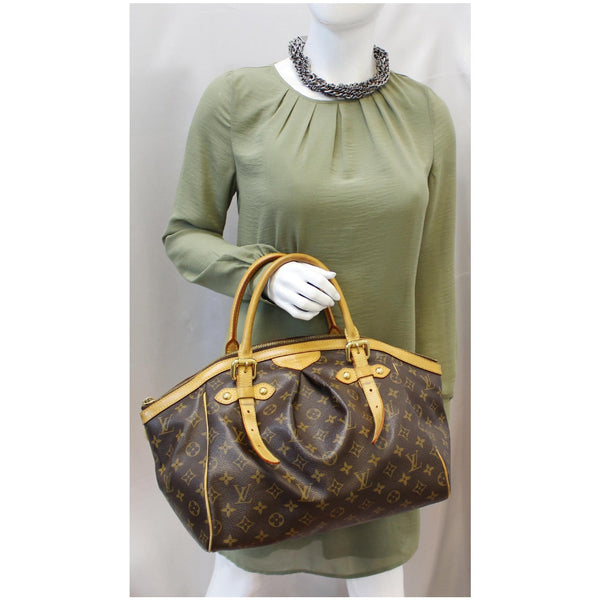 LOUIS VUITTON Tivoli GM Monogram Canvas Brown Shoulder Bag Brown-US