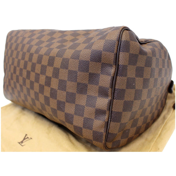 LOUIS VUITTON Speedy 30 Damier Ebene Satchel Bag Brown-US