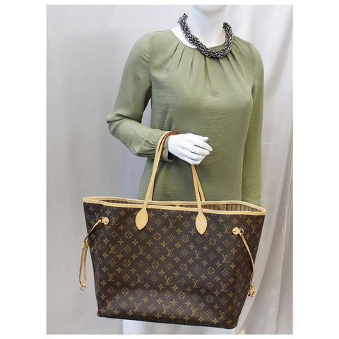 LOUIS VUITTON Neverfull GM Monogram Canvas Shoulder Bag-US