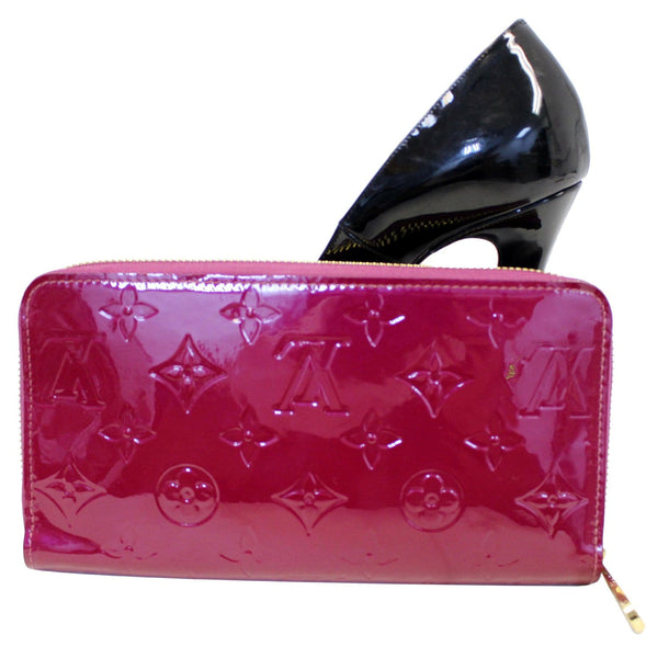 LOUIS VUITTON Monogram Vernis Zippy Wallet Amarante-US