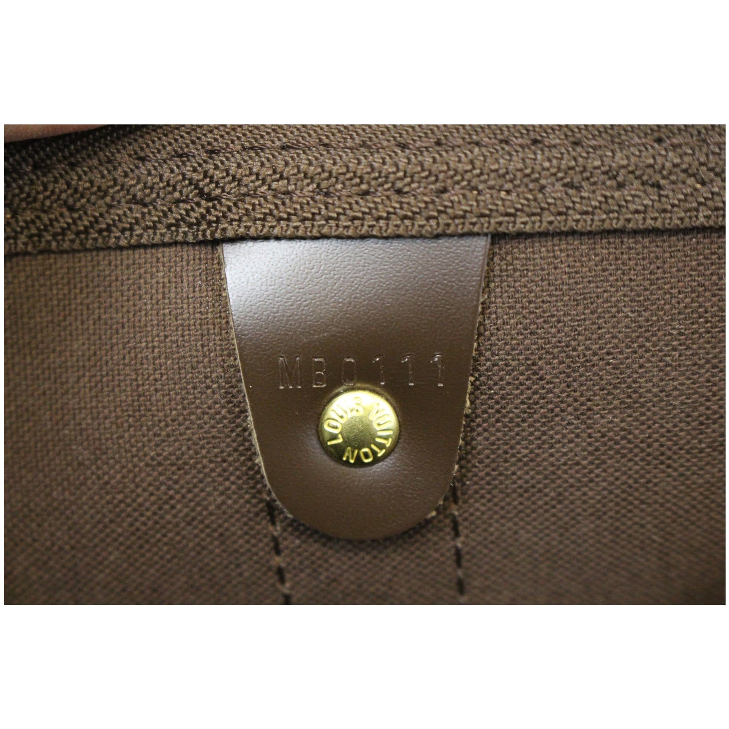 Louis Vuitton 2006 pre-owned Damier Ebène Keepall 50 Travel Bag