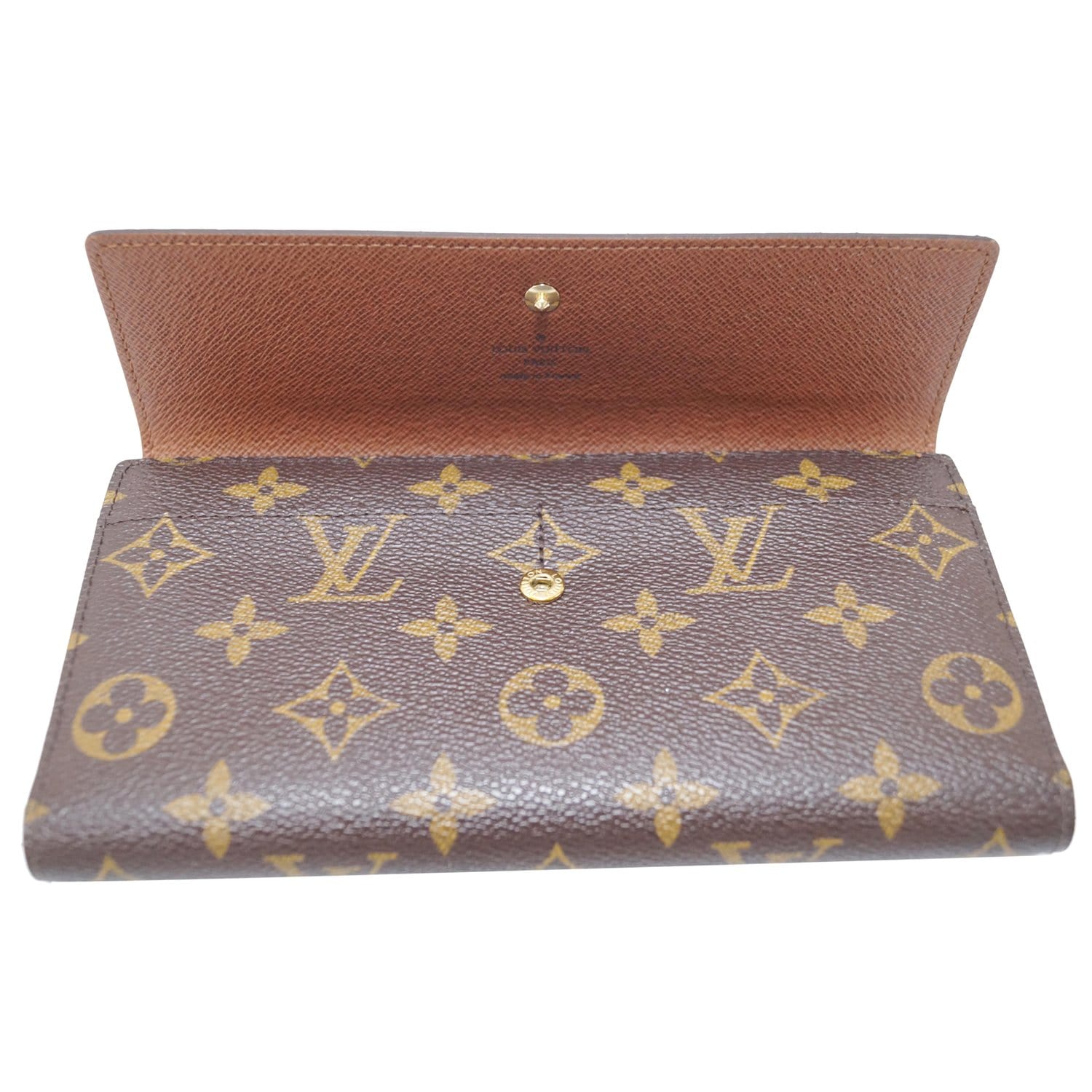 Louis Vuitton // Brown Monogram Porte Tresor Wallet – VSP Consignment
